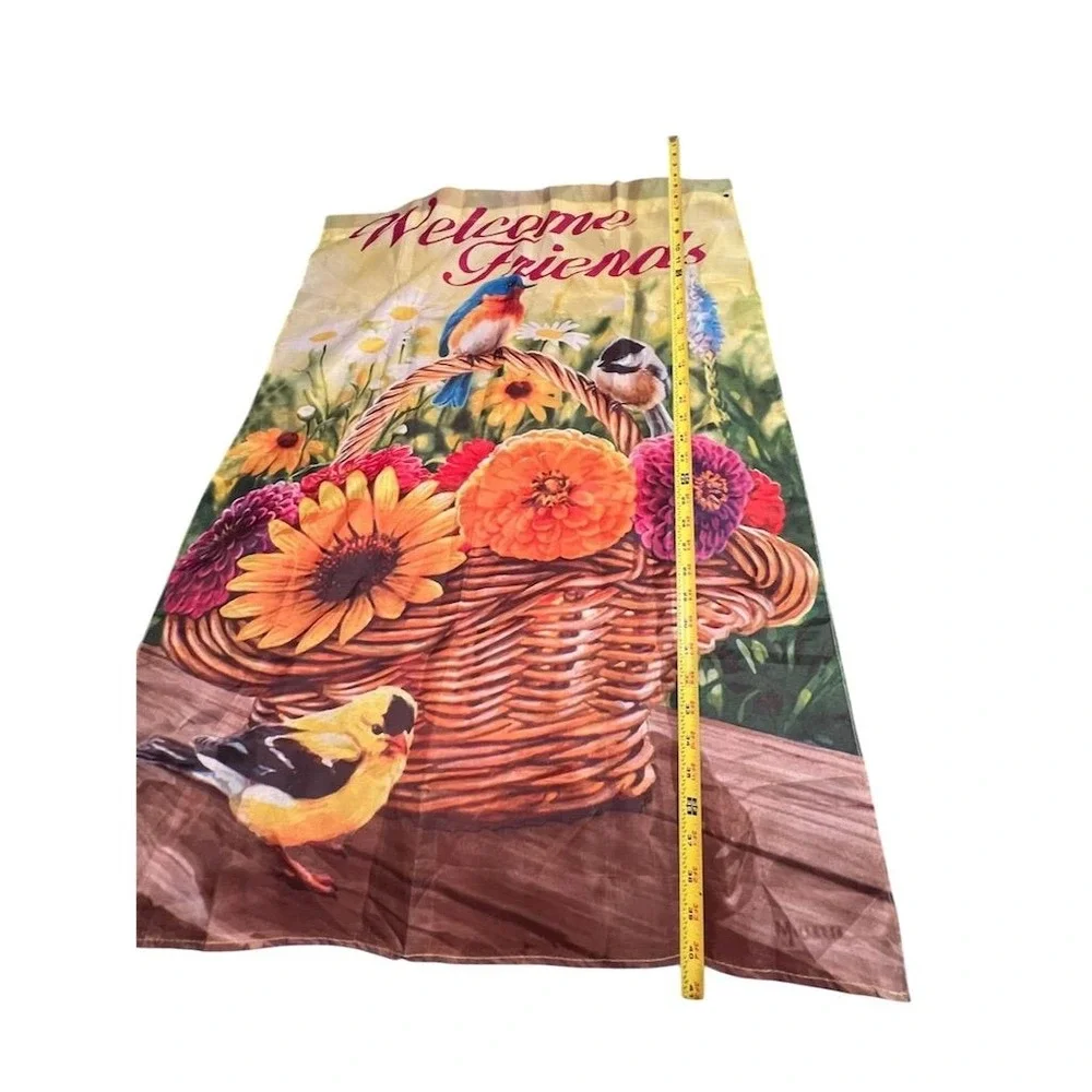 Carson Welcome‎ Friends Garden Flag 10x15
